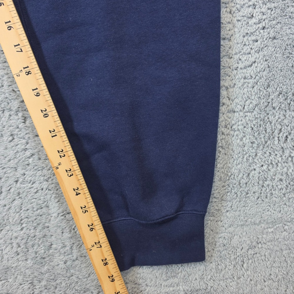 Nike Fleece Joggers Mens XL Navy Blue Club Sweatpants Athleisure Tapered Cuffed - Picture 8 of 10